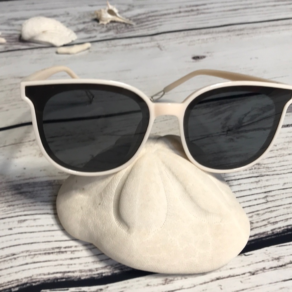 New Round Cat Eye Polarized Oversized Sunglasses